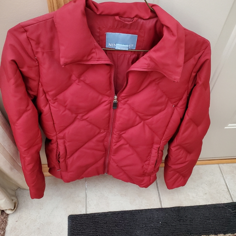 Red Puffer Jacket - Picture 2 of 2
